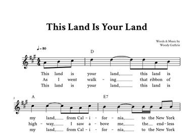 This Land Is Your Land (arr. Yuri Noronha)