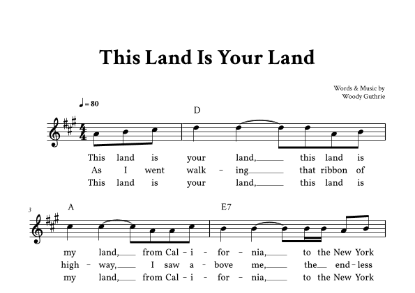 This Land Is Your Land (arr. Yuri Noronha)