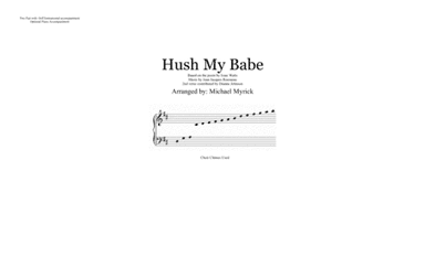 Hush My Babe (arr. MICHAEL MYRICK)