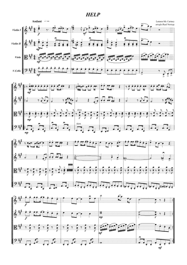 Help! (arr. RAUL NORIEGA)