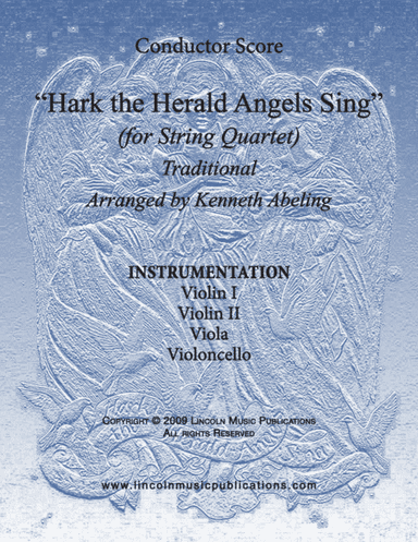 Hark The Herald Angels Sing (for String Quartet) (arr. Kenneth Abeling)