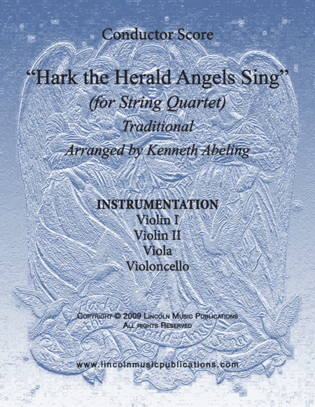 Hark The Herald Angels Sing (for String Quartet) (arr. Kenneth Abeling)