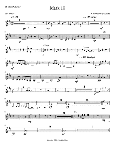 Mark 10 - Bass Clarinet
