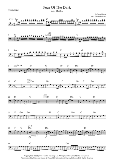 Fear Of The Dark (arr. Fernando Britto)