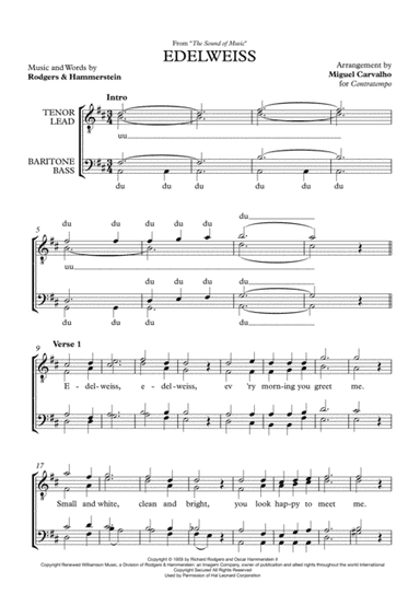 Edelweiss (arr. Miguel Carvalho)