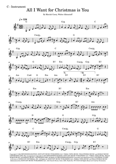 All I Want For Christmas Is You (arr. Fabio Eduardo de Oliveira)