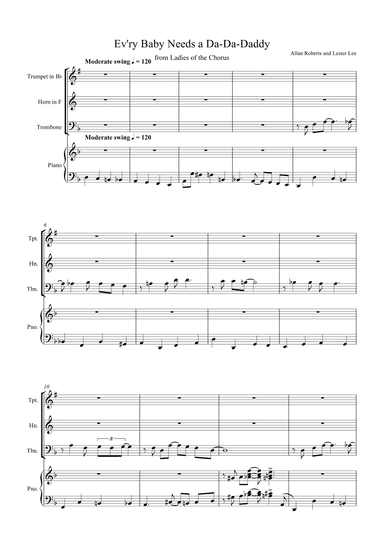 Ev'ry Baby Needs A Da-da-daddy (arr. Dominic McGonigal)