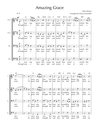 Amazing Grace (arr. Glauco Fernandes)