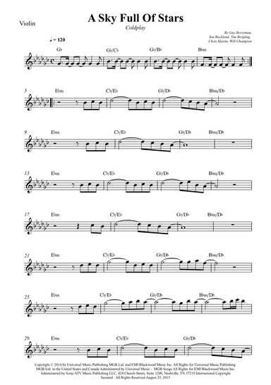 A Sky Full Of Stars (arr. Wesley S. SIlva)