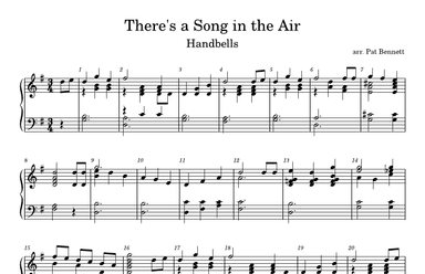 There's a Song in the Air (arr. Pat Bennett)