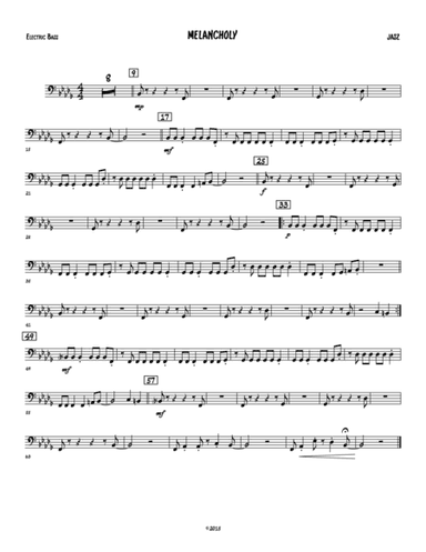 Melancholy - bass