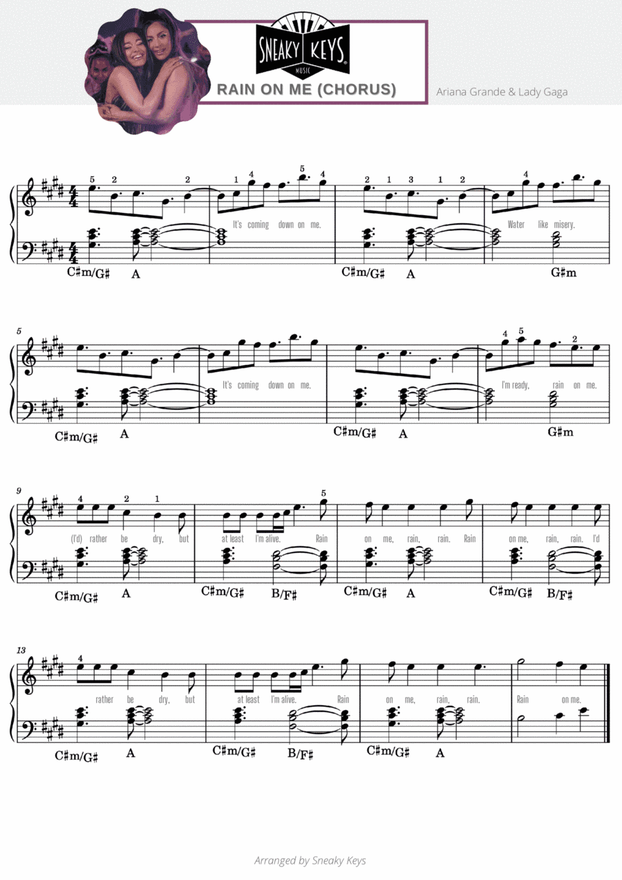 Rain On Me (arr. Anika Evans)