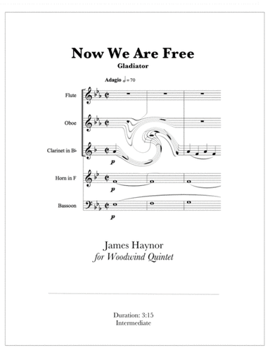 Now We Are Free (arr. Adelina, James Haynor)