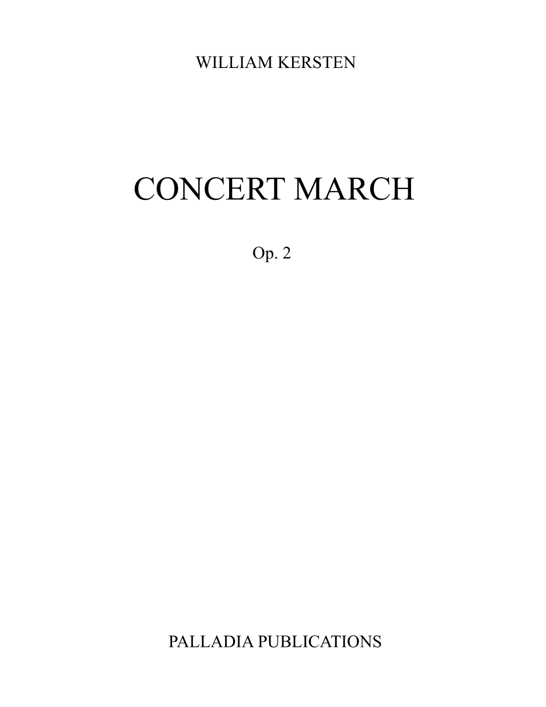 Concert March