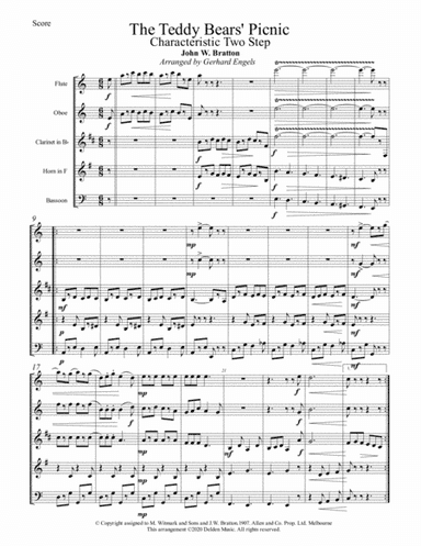 The Teddy Bears' Picnic (arr. Gerhard Engels)