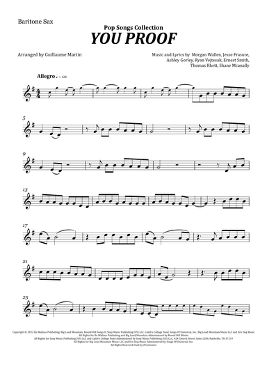 You Proof (arr. Guillaume Martin)