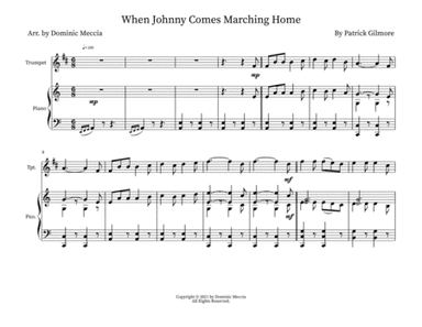 When Johnny Comes Marching Home (arr. Dominic Meccia)