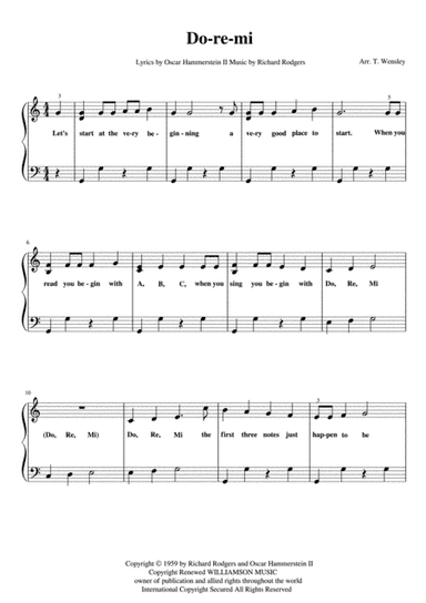 Do-re-mi (arr. T. Wensley)