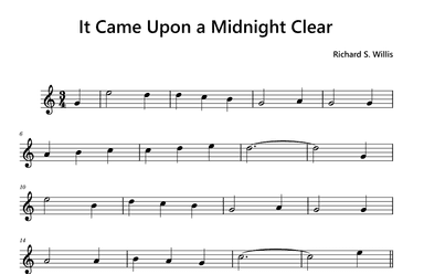It Came Upon a Midnight Clear (arr. Funtom)