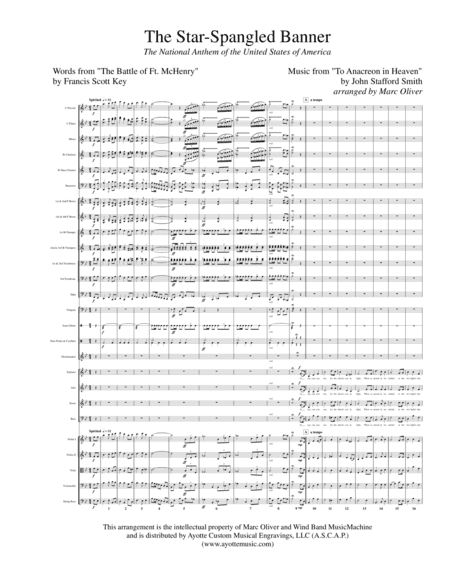 The Star Spangled Banner (arr. Marc Oliver)