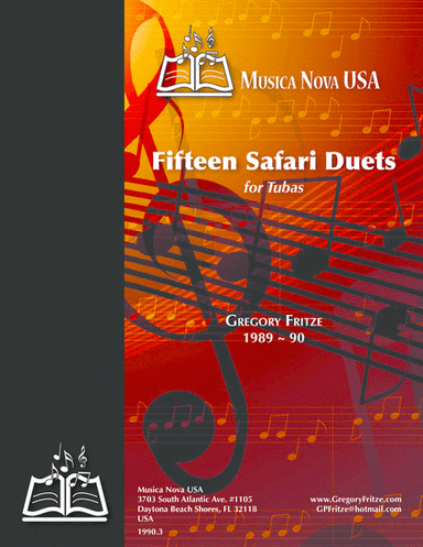 Fifteen Safari Duets for Tubas