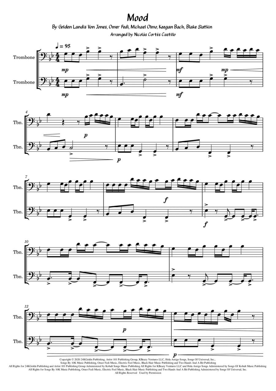 Mood (arr. Nicolás Cortés Castillo)