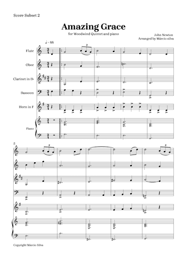 Amazing grace (arr. Márcio Silva)