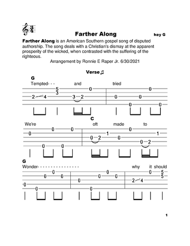 Farther Along