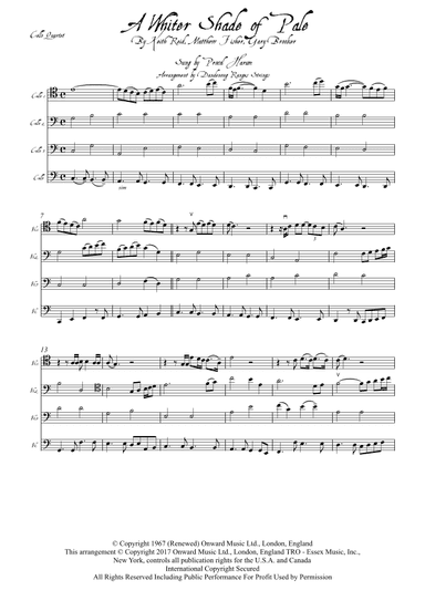 A Whiter Shade Of Pale (arr. Dandenong Ranges Strings)