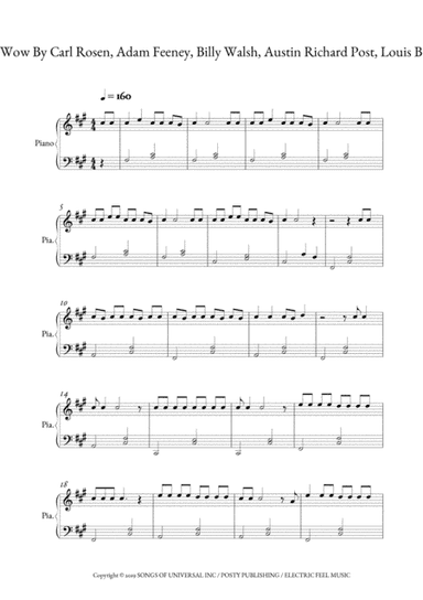 Wow - Post Malone (arr. Farzad sartak)