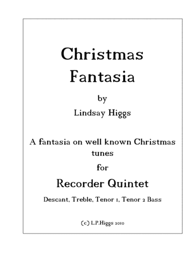 Christmas Fantasia (arr. Lindsay Higgs)