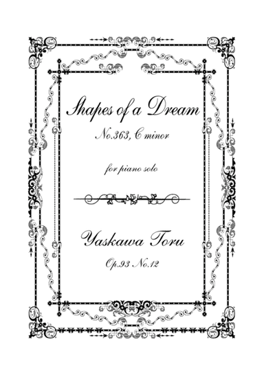 Shapes of a Dream No.363, C minor, Op.93 No.12