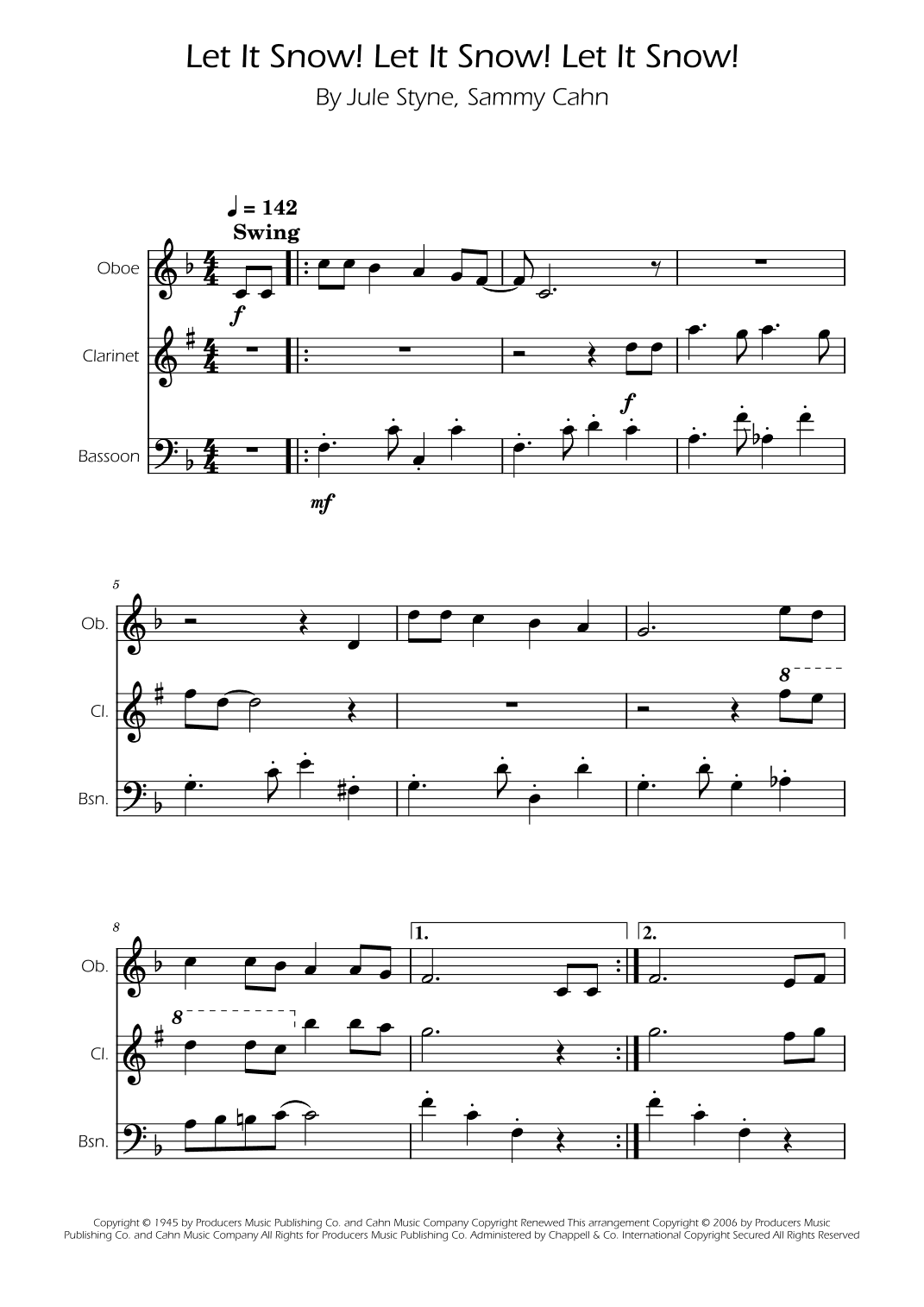 Let It Snow! Let It Snow! Let It Snow! (arr. Ygor Nunes)