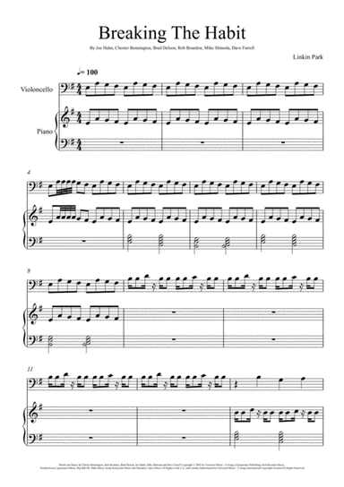Breaking The Habit (arr. André Laitano)