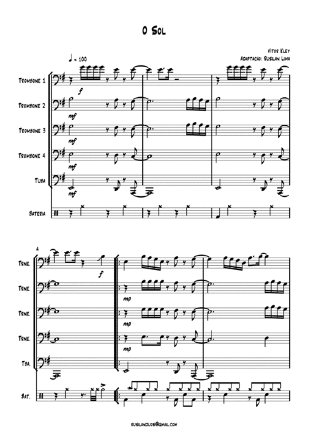 O Sol - Vitor Kley (arr. Rusilan Lima)
