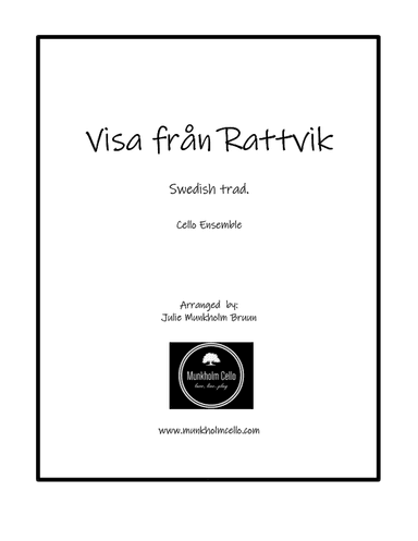 Visa från Rattvik, Cello Quartet (arr. Julie Munkholm Bruun)