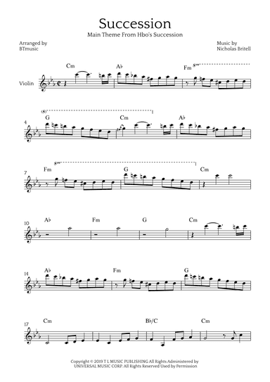 Succession Theme (arr. BTmusic)