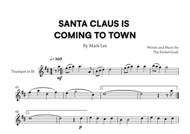 Santa Claus Is Coming To Town (arr. Cadenza Editions)