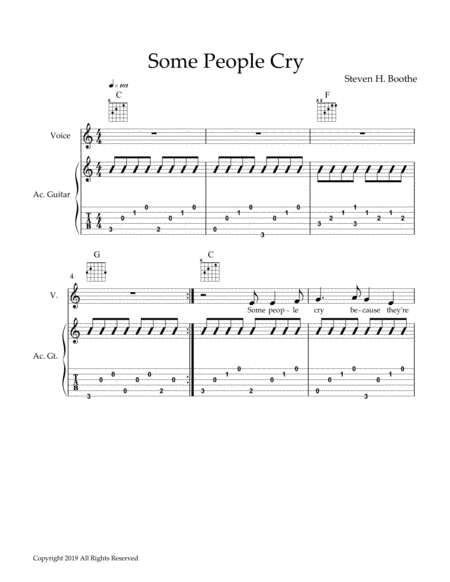 Some People Cry TAB