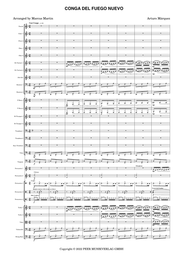 Conga Del Fuego Nuevo (arr. Marcus Martin)