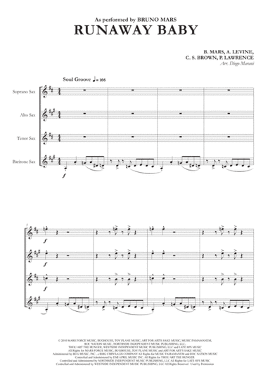 Runaway Baby (arr. Diego Marani)