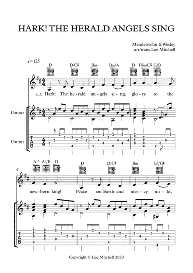 HARK! THE HERALD ANGELS SING (arr. Lee Mitchell)