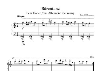 Baerentanz (arr. Ed. Kari Johnson)