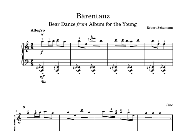 Baerentanz (arr. Ed. Kari Johnson)