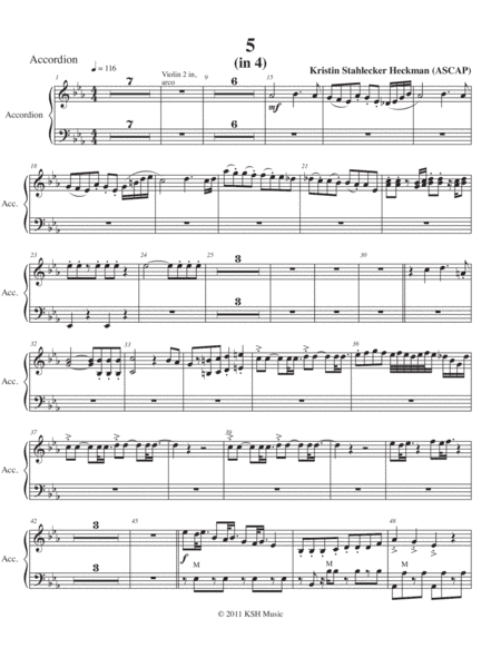 5 (in 4) (Accordion)