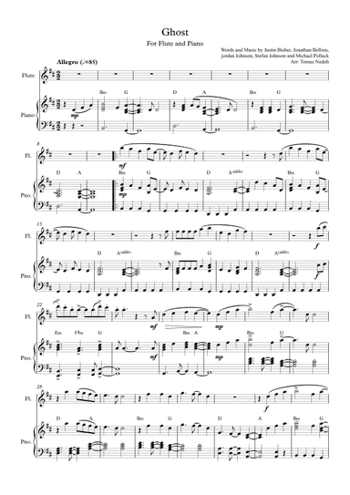 Ghost (arr. Tomaz Nedoh)