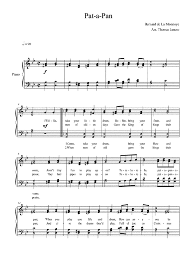 Pat-a-Pan (arr. Thomas Jancso)