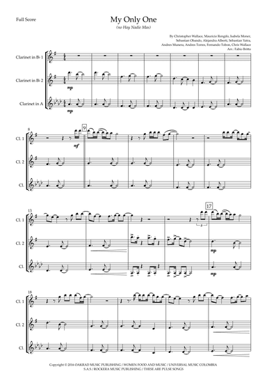 My Only One (no Hay Nadie Mas) (arr. Ottirb Sage)
