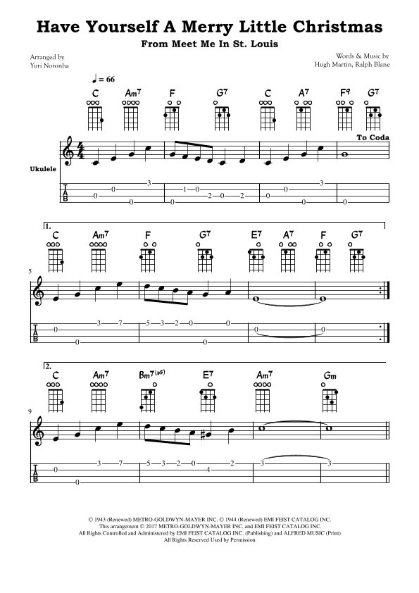 Have Yourself A Merry Little Christmas (arr. Yuri Noronha)