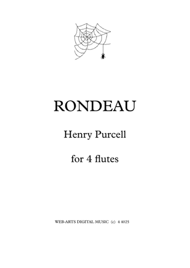 Rondeau for 4 flutes (4 4025) - PURCELL (arr. WEB-ARTS Digital Music)